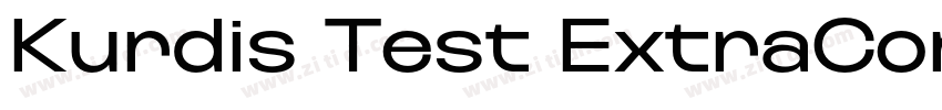 Kurdis Test ExtraCon字体转换